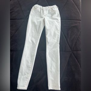7 of all mankind,  the skinny white jeans, Size 26